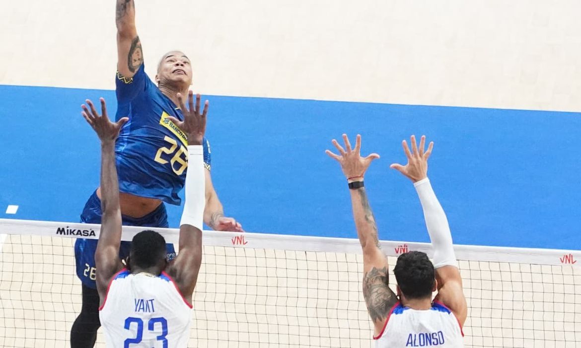 OAB Barro Preto - Brasil luta muito, mas é derrotado por Cuba na Liga das Nações