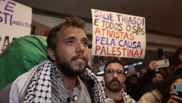 Ativistas preparam “missão maior” à Faixa de Gaza, diz Thiago Ávila