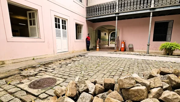 Casa de Rui Barbosa passa por obra para garantir segurança de acervo