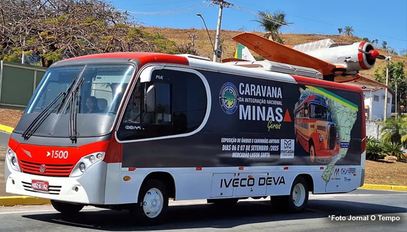 Encontro de veículos clássicos em Lagoa Santa celebra a história do transporte brasileiro