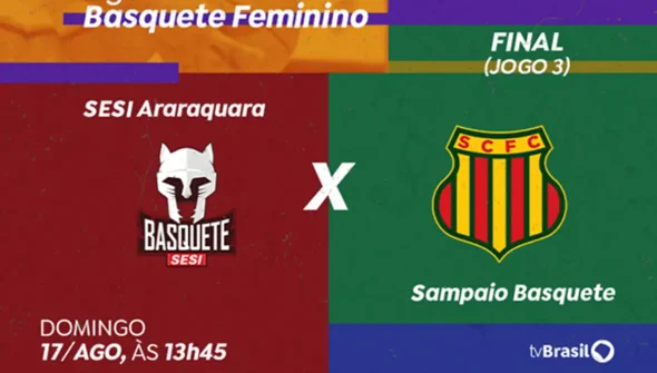 TV Brasil transmite Sesi Araraquara e Sampaio Basquete pela LBF