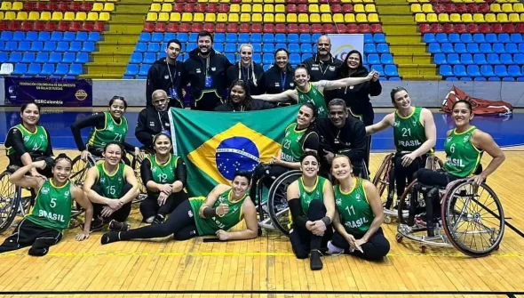 Brasil é vice-campeão na Copa América de basquete em cadeira de rodas