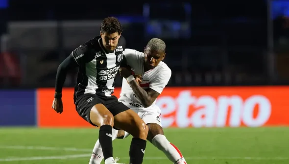 Ceará derrota São Paulo no encerramento da 25ª rodada do Brasileiro