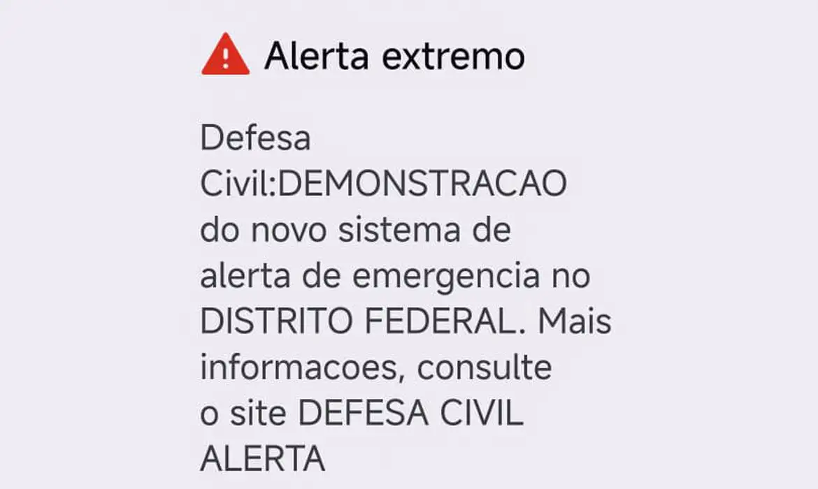 OAB Barro Preto - Defesa Civil testa aviso de desastre via celular no DF, GO, MS e MT