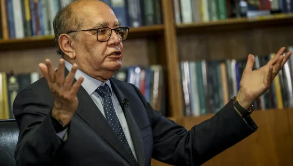 Não há “ditadura da toga” no Brasil, afirma Gilmar Mendes
