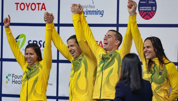 Com direito a recorde mundial, Brasil brilha no Mundial de natação