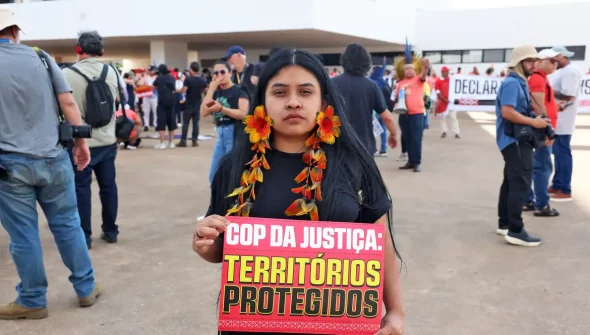 No DF, indígenas pedem demarcações e combate às mudanças climáticas