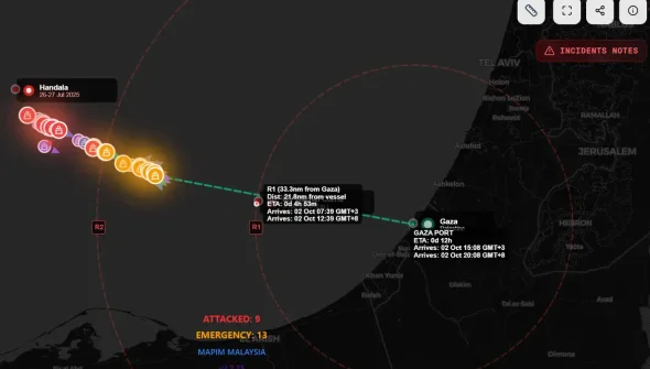 Dez brasileiros estão entre capturados na flotilha de ajuda a Gaza