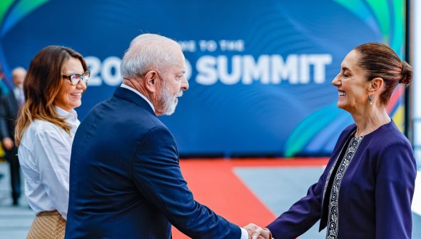 Presidenta do México pede a Lula apoio para produção de etanol