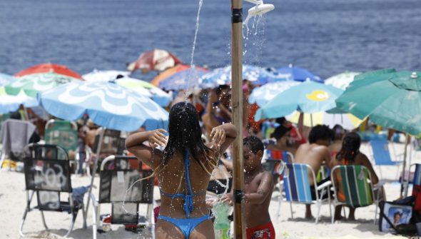 Rio terá muito calor hoje, mas tempo mudará com chegada de frente fria