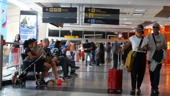 Número de passageiros em aeroportos teve aumento de 9,4% em 2025