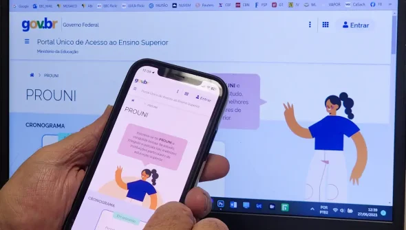 Prouni 2026: prazo de inscrição para 1º semestre termina nesta quinta
