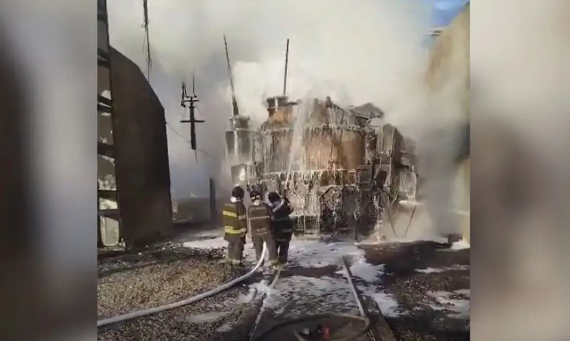 OAB Barro Preto - Incêndio atinge subestação de energia em Embu-Guaçu