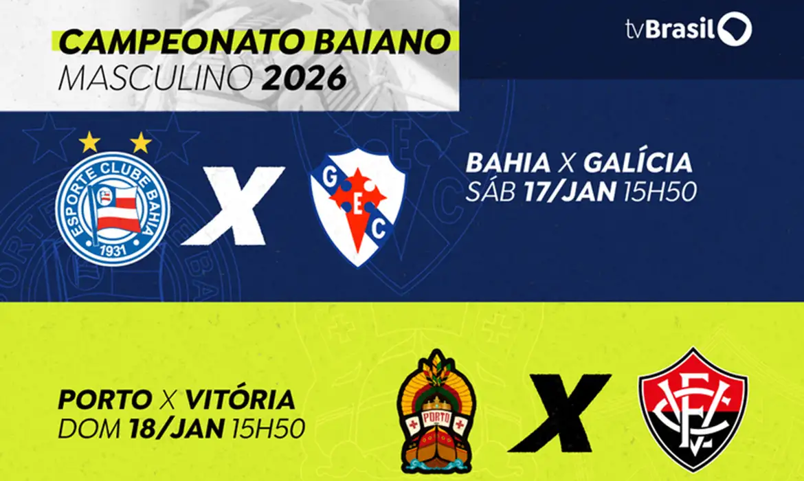 OAB Barro Preto - TV Brasil exibe neste fim de semana dois jogos do Campeonato Baiano