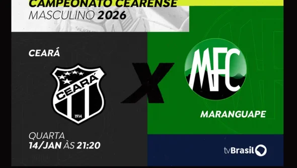 TV Brasil inicia transmissão do Campeonato Cearense nesta quarta