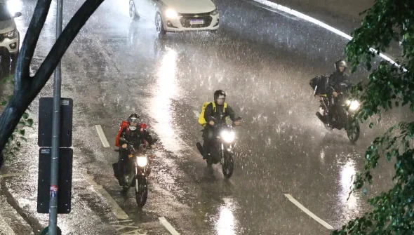 Defesa Civil alerta para risco de chuvas fortes em São Paulo