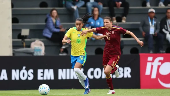 Seleção feminina perde de 2 a 1 para Venezuela em amistoso