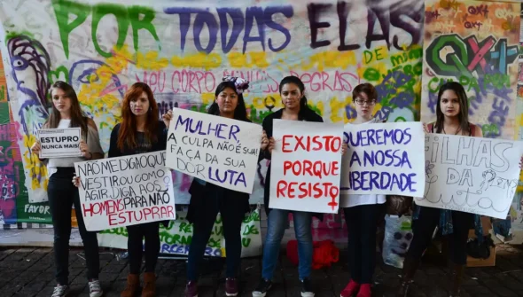 Cresce percentual de mulheres que relatam medo de ser estupradas