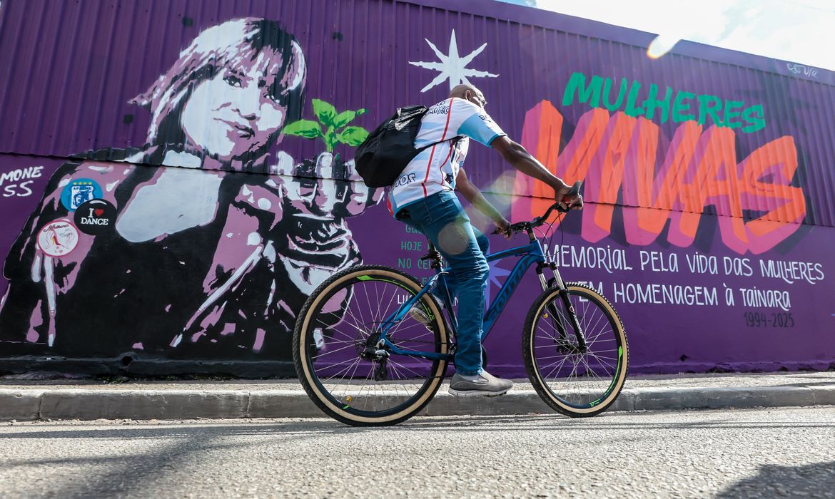 OAB Barro Preto - Ato contra feminicídio inaugura mural em homenagem a Tainara em SP