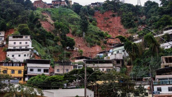 Minas Gerais tem maior área urbana em encostas íngremes no país
