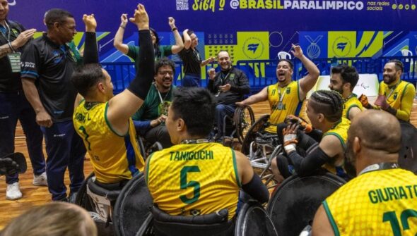 Seleção de rúgbi em cadeira de rodas conquista torneio internacional