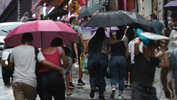 Inmet: instabilidades provocam chuva em grande parte do país