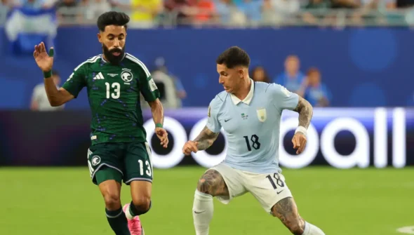 Uruguai arranca 1 a 1 com Arábia Saudita em estreia do Grupo H da Copa