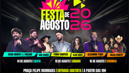 OAB Barro Preto - Divulgada a line-up oficial da Festa de Agosto 2026 em Lagoa Santa