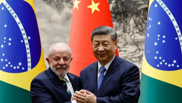 Acordo Mercosul-China é tratado em conversa entre Lula e Xi Jinping