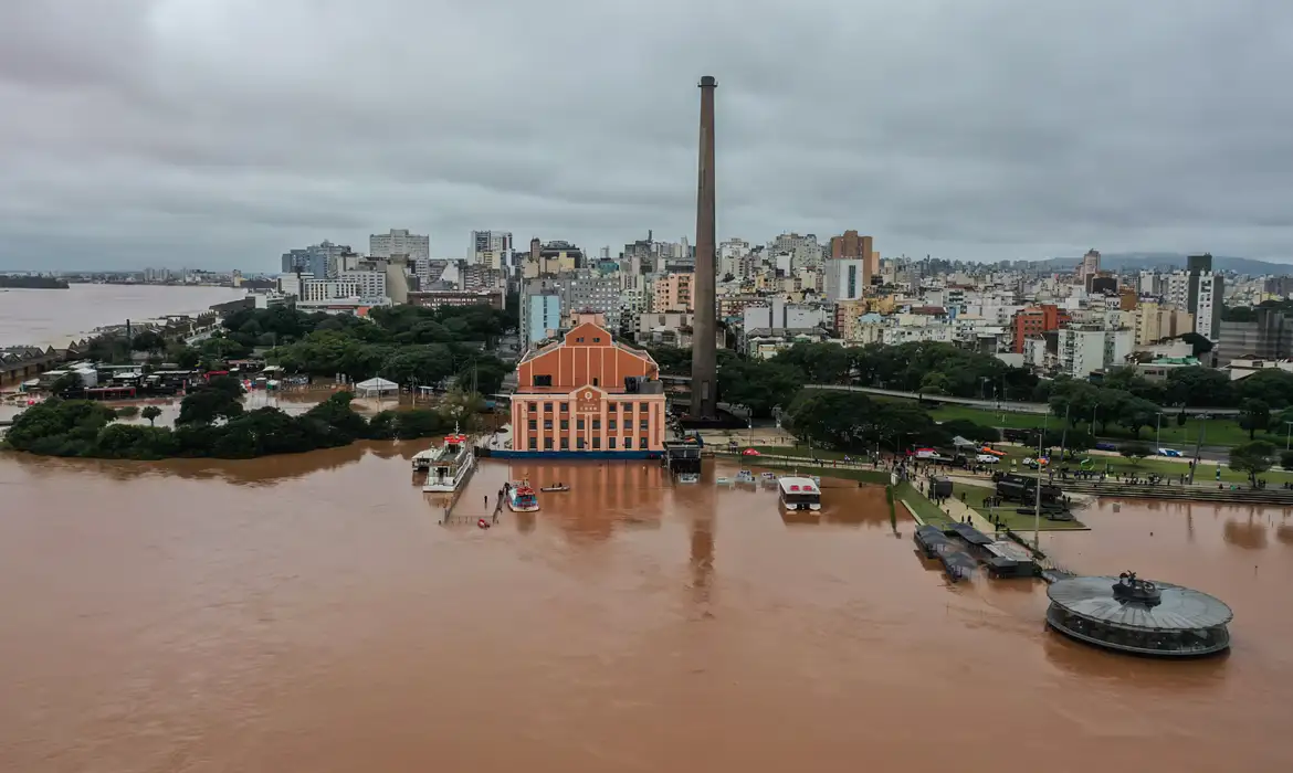 OAB Barro Preto - Rio Guaíba pode atingir cota de alerta até sexta-feira em Porto Alegre
