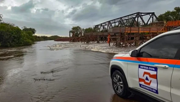 Tempestade e granizo causam prejuízo a 43 municípios no RS