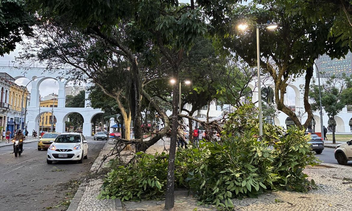 OAB Barro Preto - Vendaval ainda causa danos a moradores do Rio de Janeiro