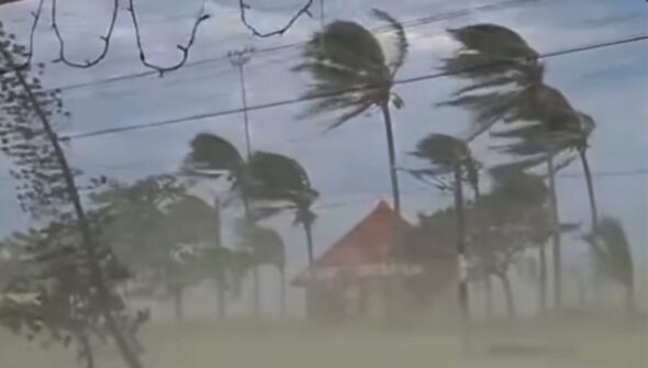 Cidade de Santos, no litoral de São Paulo, registra ventos de 109 km/h