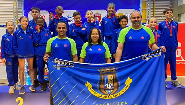 Atletas de Lagoa Santa conquistam 11 medalhas no Campeonato Estadual de Ginástica de Trampolim