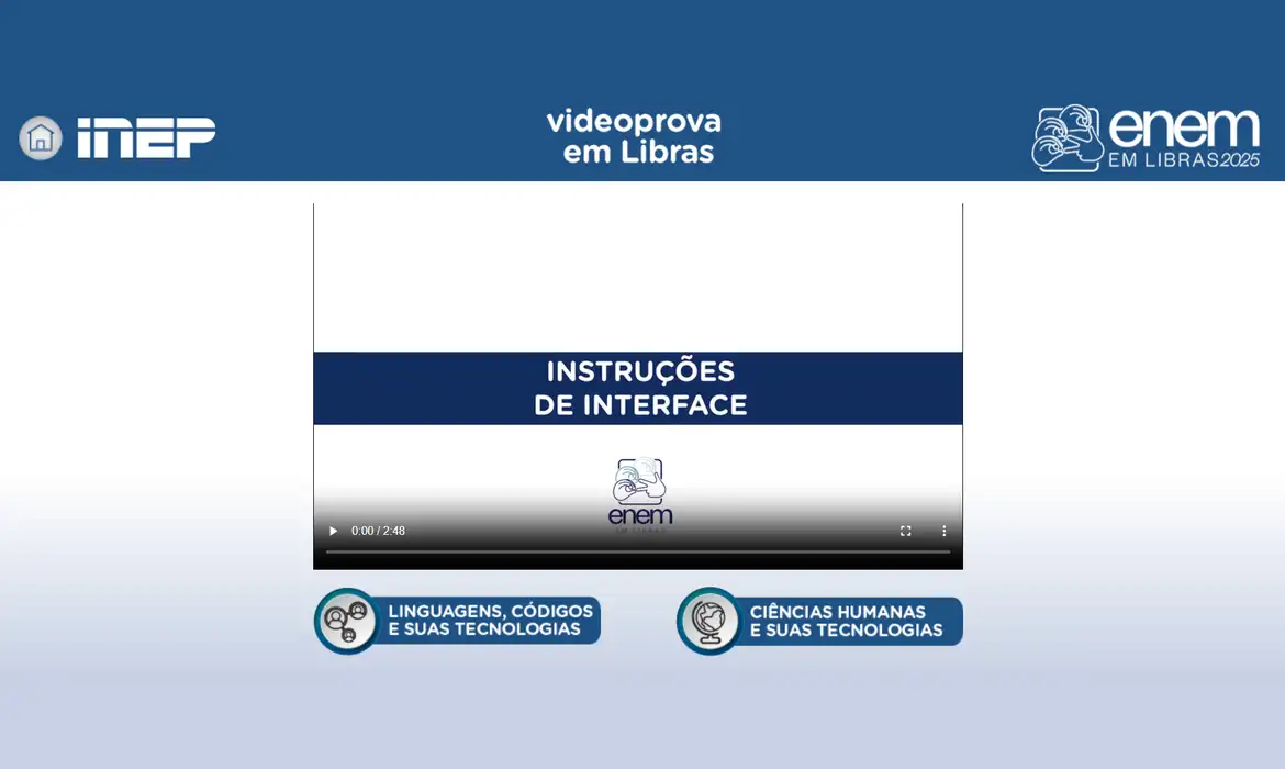 OAB Barro Preto - Plataforma Enem Libras ganha atualização com provas de 2017 a 2025