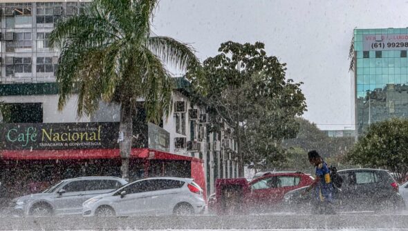 Frente fria leva chuva ao Centro-Oeste e parte do Norte do país