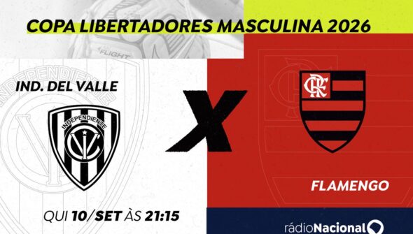 Rádio Nacional transmite Independiente del Valle x Flamengo