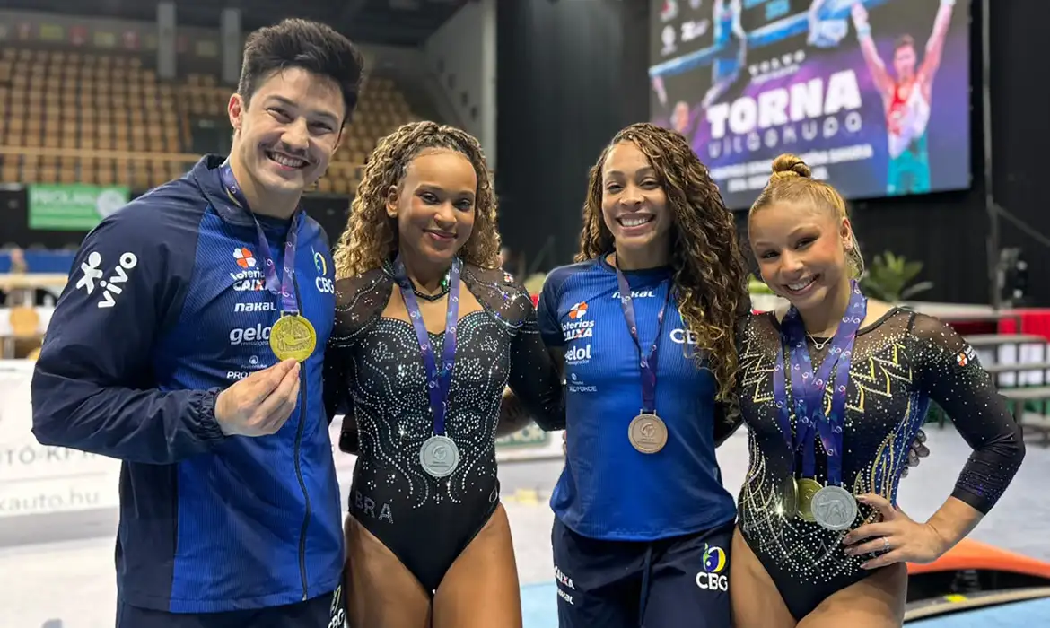 OAB Barro Preto - Brasil fecha Copa do Mundo de ginástica com mais cinco pódios