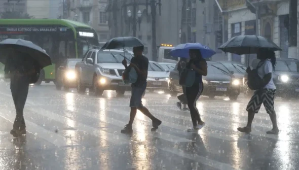 Defesa Civil alerta para chuvas fortes no estado de São Paulo
