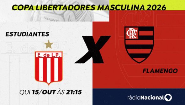 Rádio Nacional transmite Estudiantes x Flamengo pela Libertadores