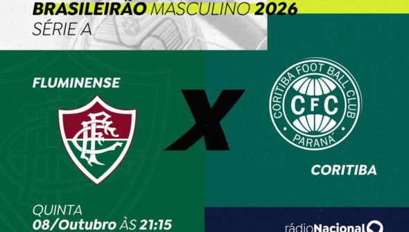 Rádio Nacional transmite Fluminense x Coritiba nesta quinta