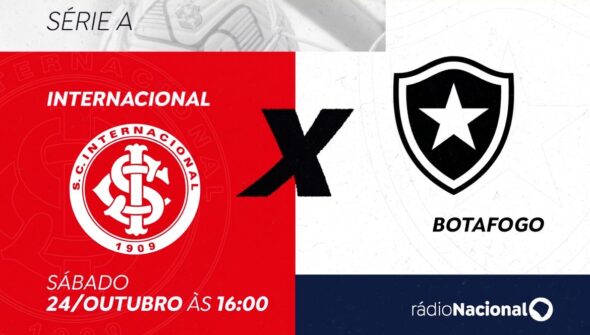 Rádio Nacional transmite neste sábado Internacional x Botafogo